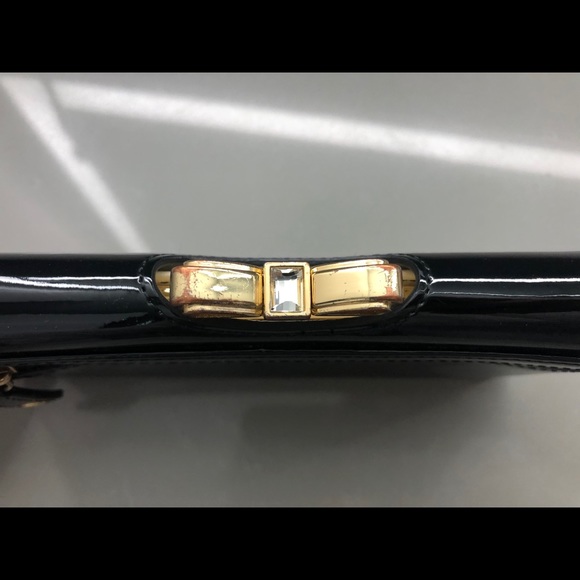 Ted Baker Black Patent Leather Wallet - Picture 3 of 4